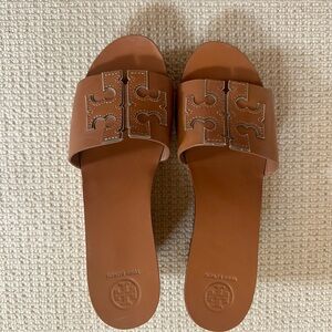 Tory Burch Women's Brown Slide Sandals